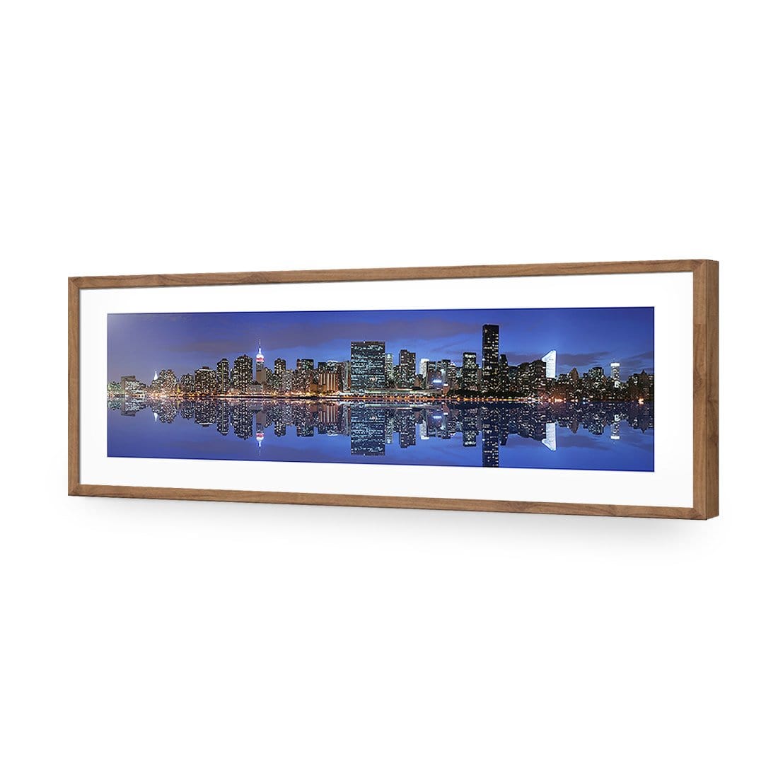 Manhattan Reflection (Long) - Wall Art Designs - 475_AL_H WAD_AP - 030 - MAT_90x30_S - 2538 - NAT