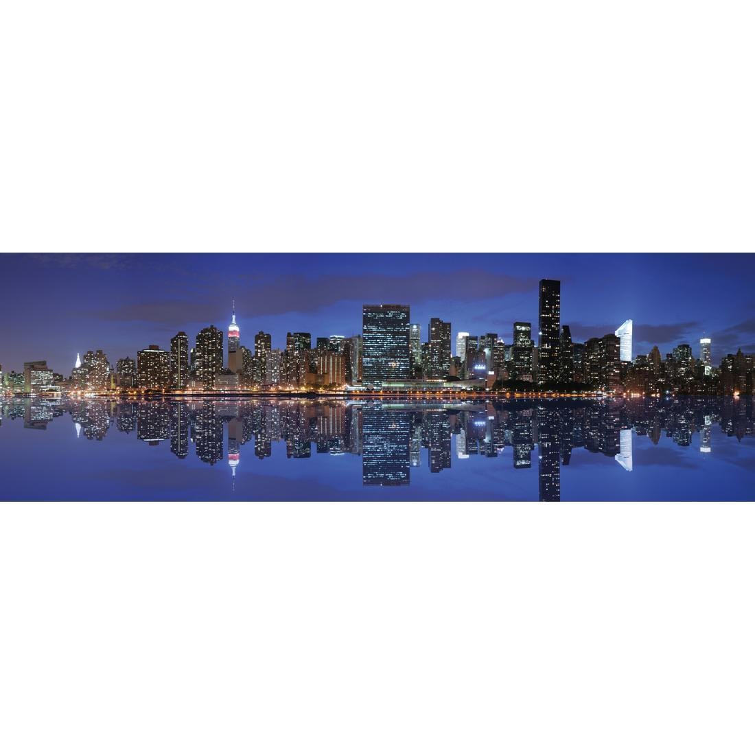 Manhattan Reflection (Long) - Wall Art Designs - 475_AL_H WAD_CP - MPY - 260 - M - S - S_60x20_NONE