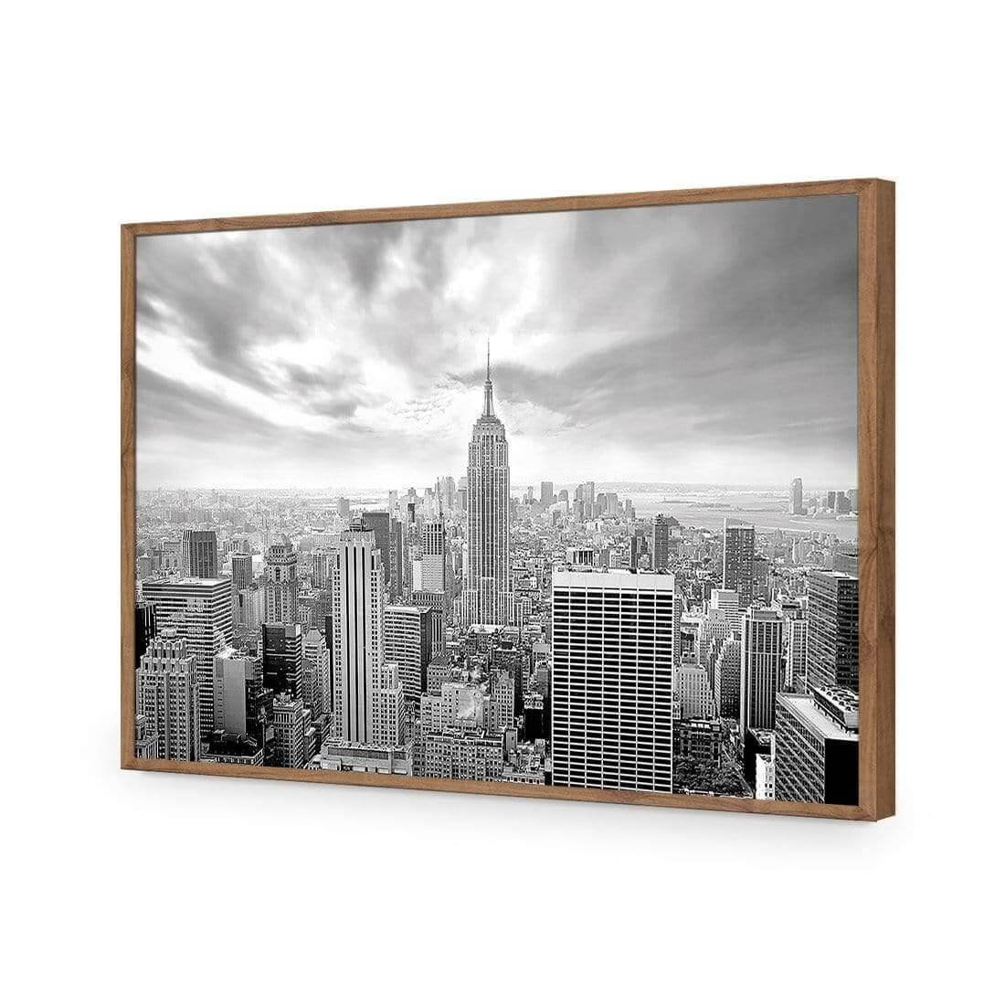 Manhattan View Black and White - Wall Art Designs - 764_BR_H WAD_AP - 030 - EDG_45x30_S - 2538 - NAT