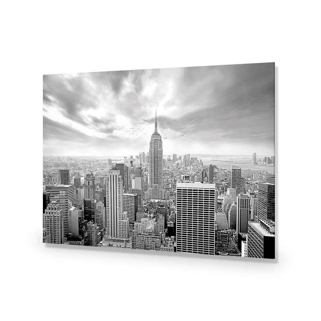 Manhattan View Black and White - Wall Art Designs - 764_BR_H WAD_AP - 030 - EDG_45x30_NONE