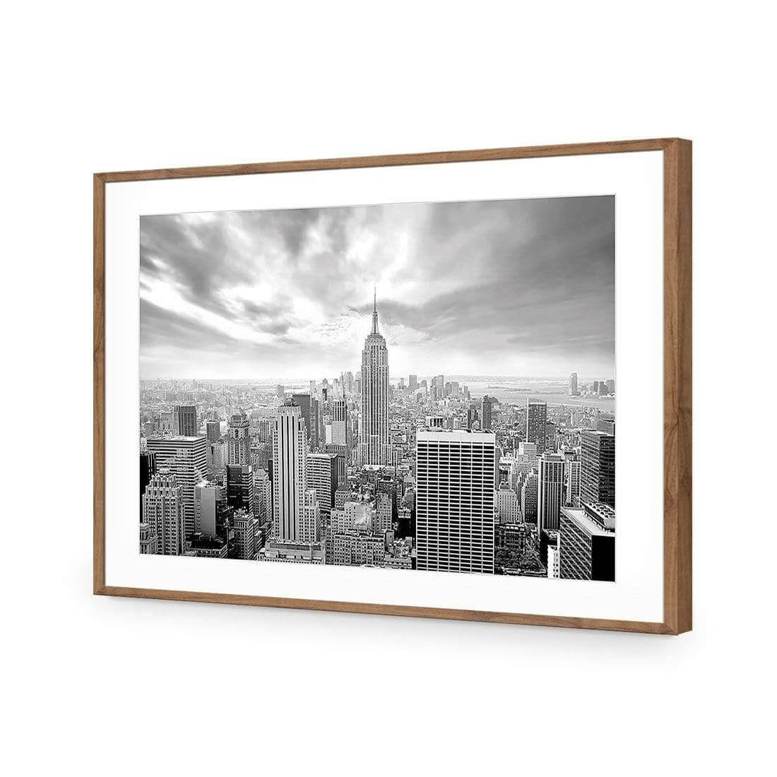 Manhattan View Black and White - Wall Art Designs - 764_BR_H WAD_AP - 030 - MAT_45x30_S - 2538 - NAT