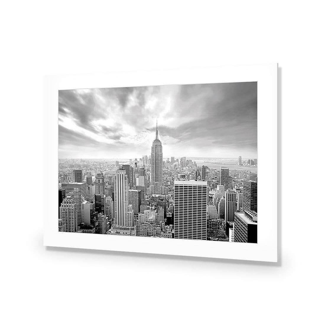 Manhattan View Black and White - Wall Art Designs - 764_BR_H WAD_AP - 030 - MAT_45x30_NONE