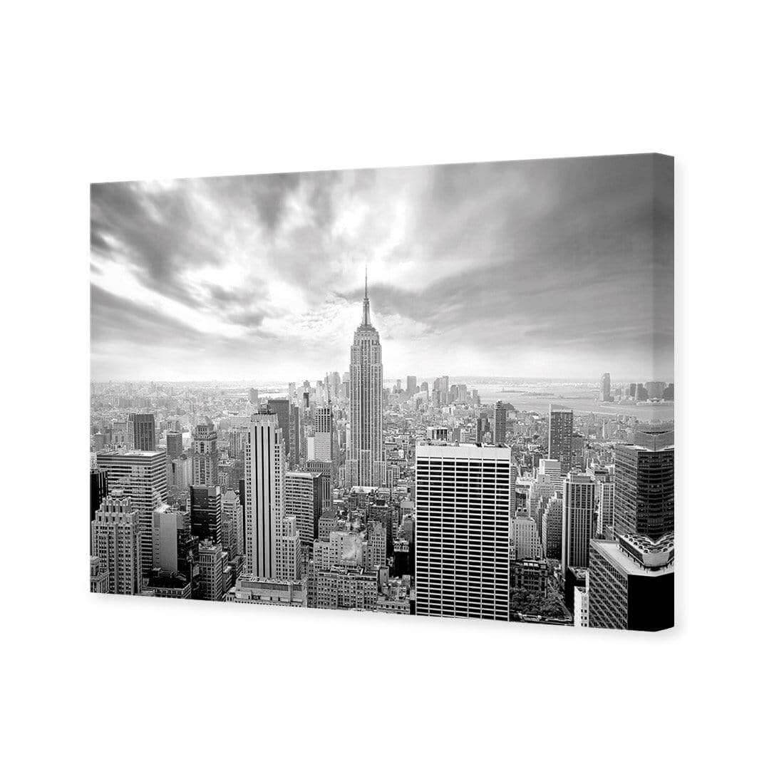 Manhattan View Black and White - Wall Art Designs - 764_BR_H WAD_CP - MPY - 260 - M - S - S_45x30_NONE