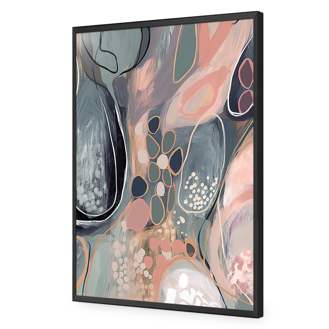 Marble Haze II - Wall Art Designs - WH_1177_AR_V CAF_AP - 030 - EDG_45x30_S - 2538 - BLK
