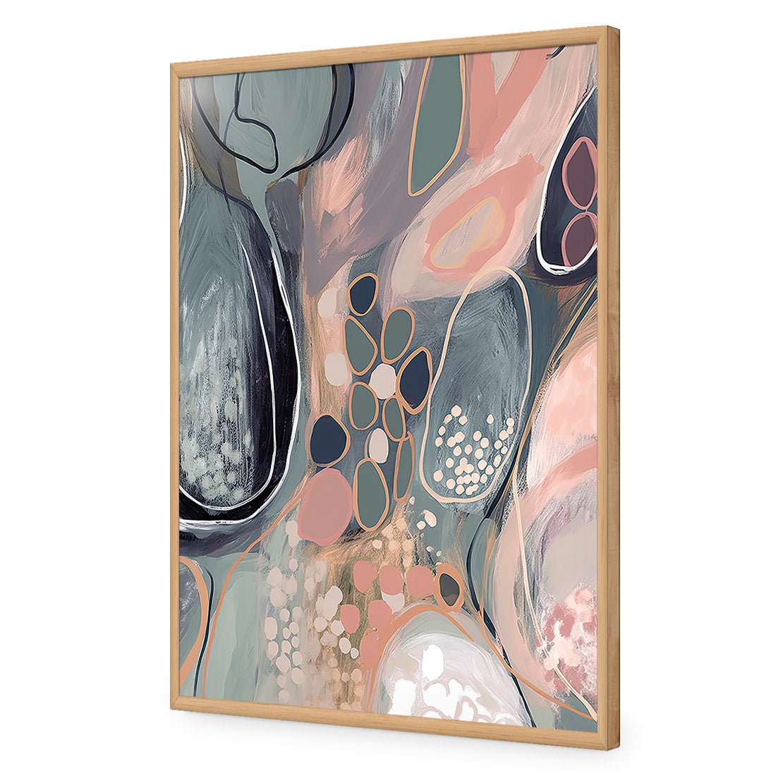 Marble Haze II - Wall Art Designs - WH_1177_AR_V CAF_AP - 030 - EDG_45x30_S - 2538 - OAK
