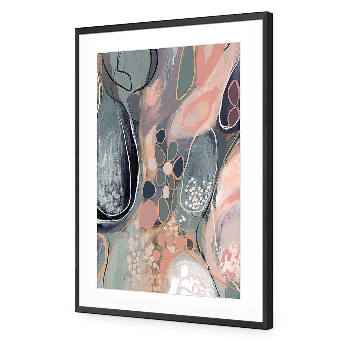 Marble Haze II - Wall Art Designs - WH_1177_AR_V CAF_AP - 030 - MAT_45x30_S - 2538 - BLK