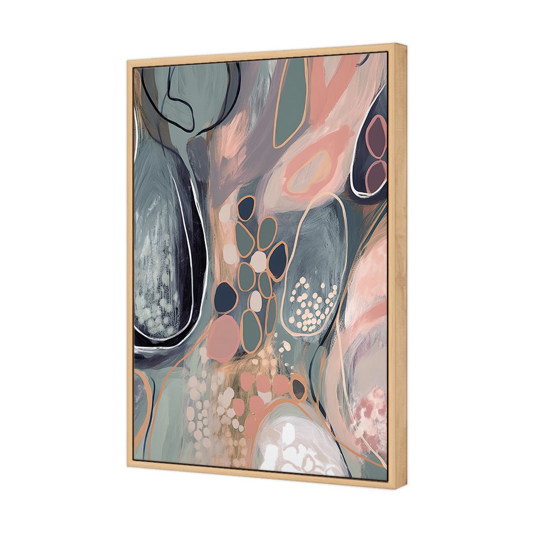 Marble Haze II - Wall Art Designs - WH_1177_AR_V CAF_CP - MPY - 260 - M - S - S_45x30_S - 1550 - OAK