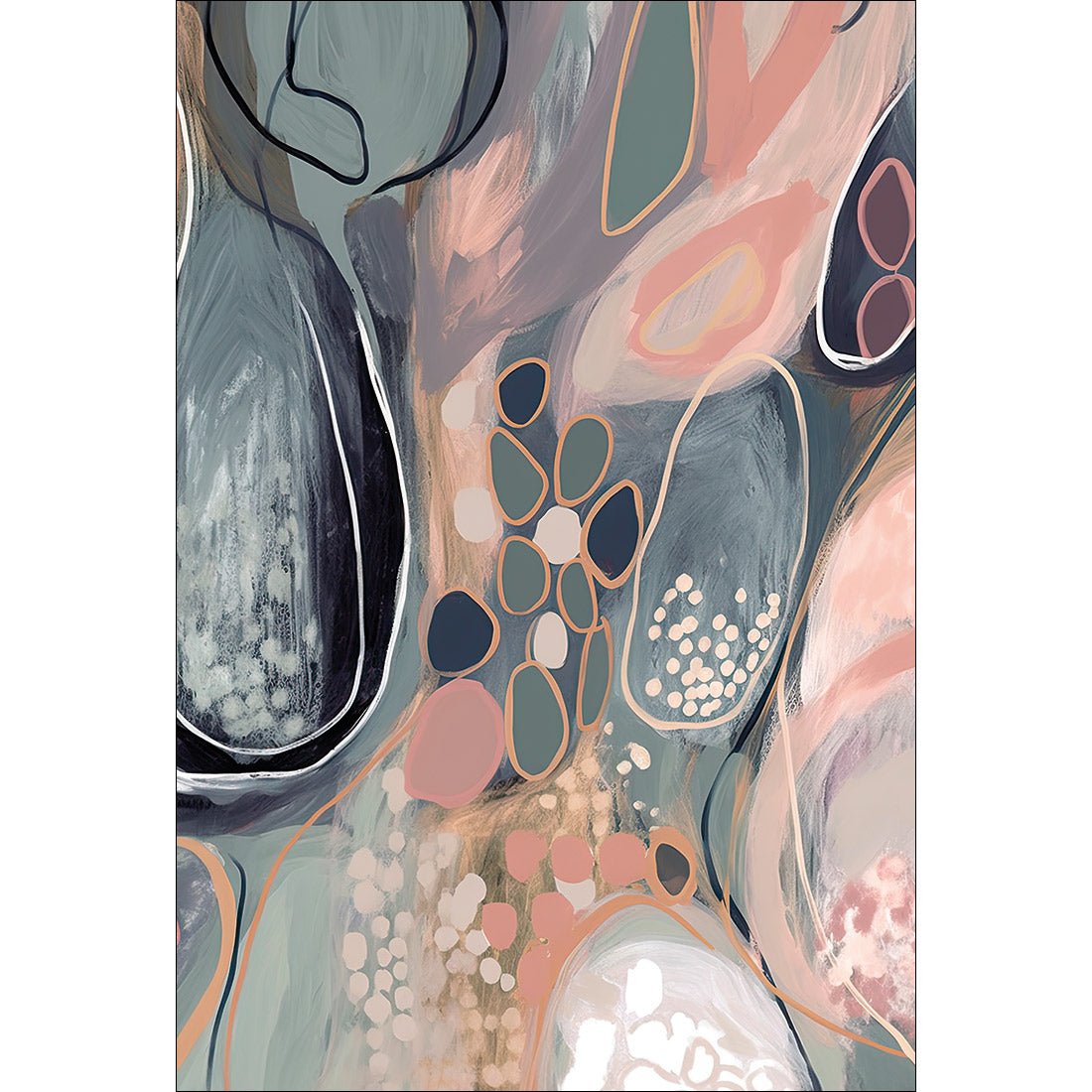 Marble Haze Trio Art Set - Wall Art Designs - SET3_5042_AR_V WAD_CP - MPY - 260 - M - S - S_45x30_NONE