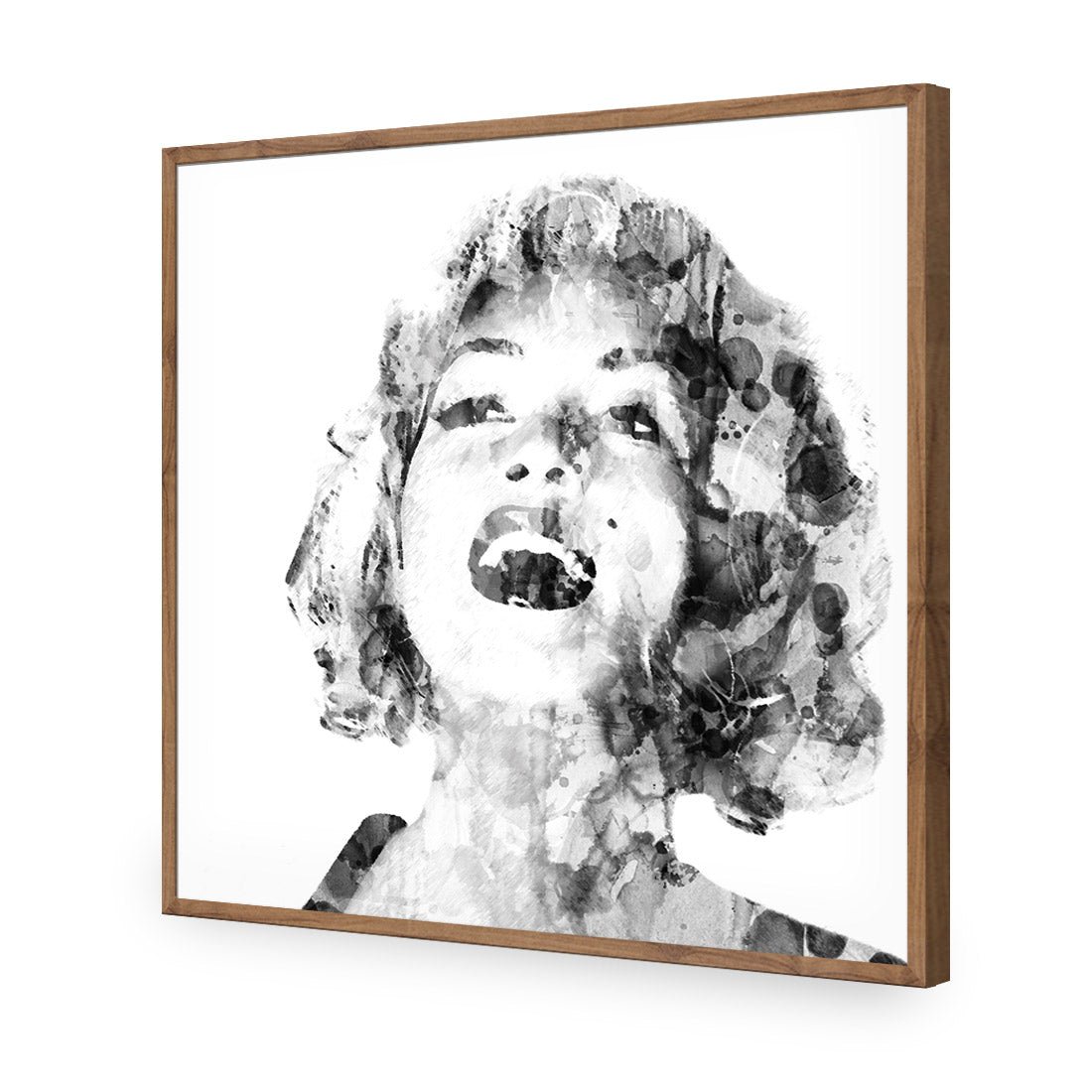 Marilyn Abstract Hair, Black and White (square) - Wall Art Designs - 1544_BS_Q WAD_AP - 030 - EDG_37x37_S - 2538 - NAT