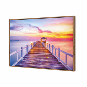 Marina Mirage | Standard Canvas | Floating Frame | Natural