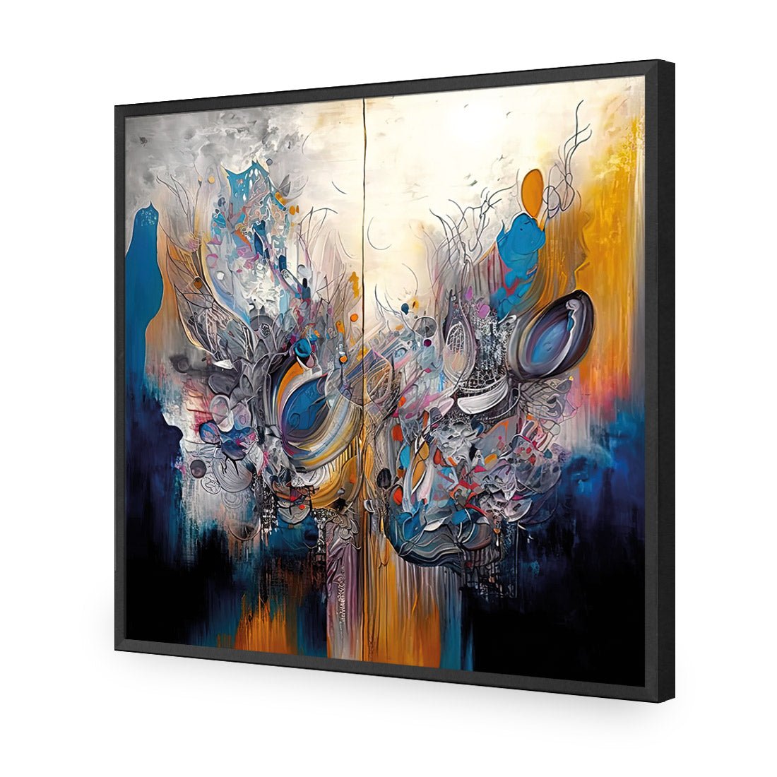 Masked Maelstrom - Wall Art Designs - WB_100676_AS_Q CAF_AP - 030 - EDG_37x37_S - 2538 - BLK