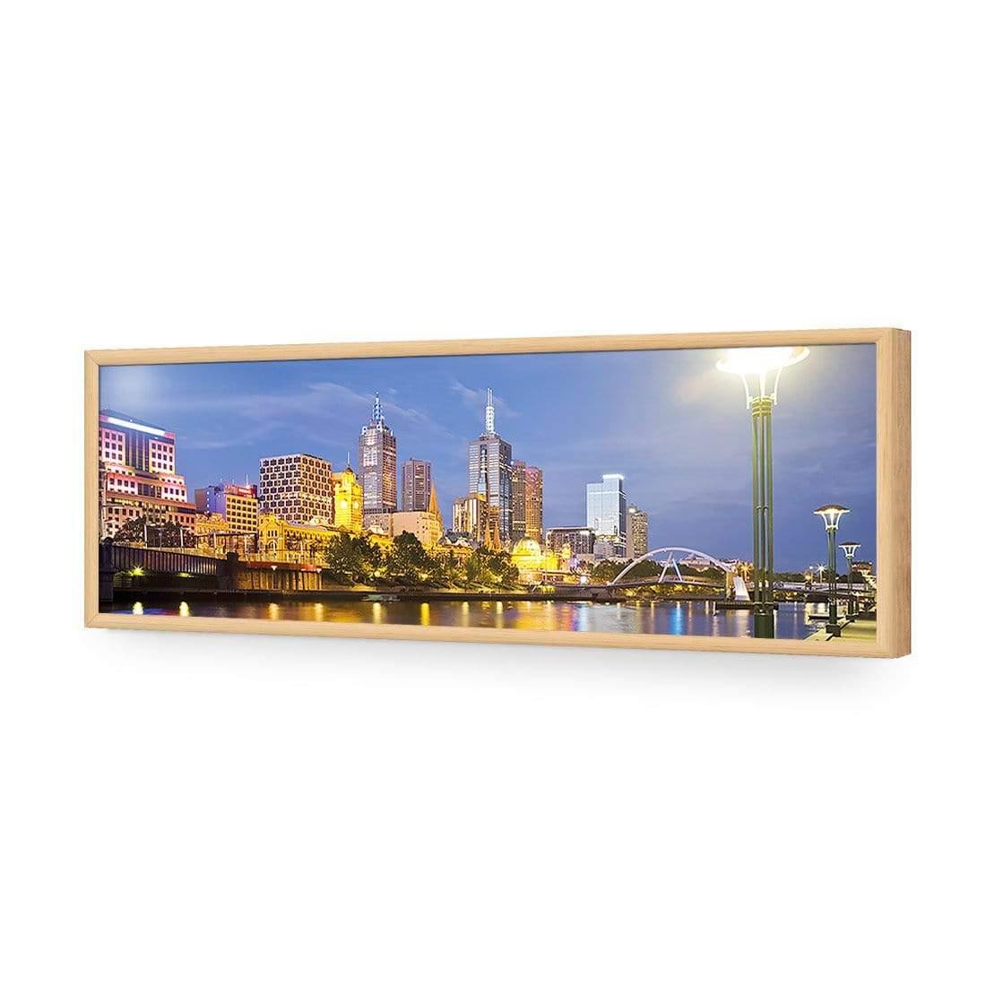 Melbourne Skyline (long) - Wall Art Designs - 750_AL_H WAD_AP - 030 - EDG_90x30_S - 2538 - OAK