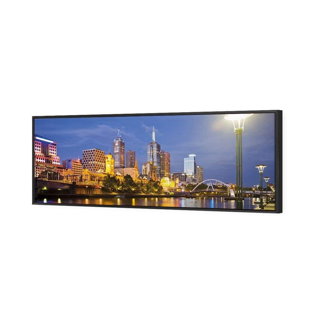 Melbourne Skyline (long) - Wall Art Designs - 750_AL_H WAD_CP - MPY - 260 - M - S - S_60x20_S - 1550 - BLK