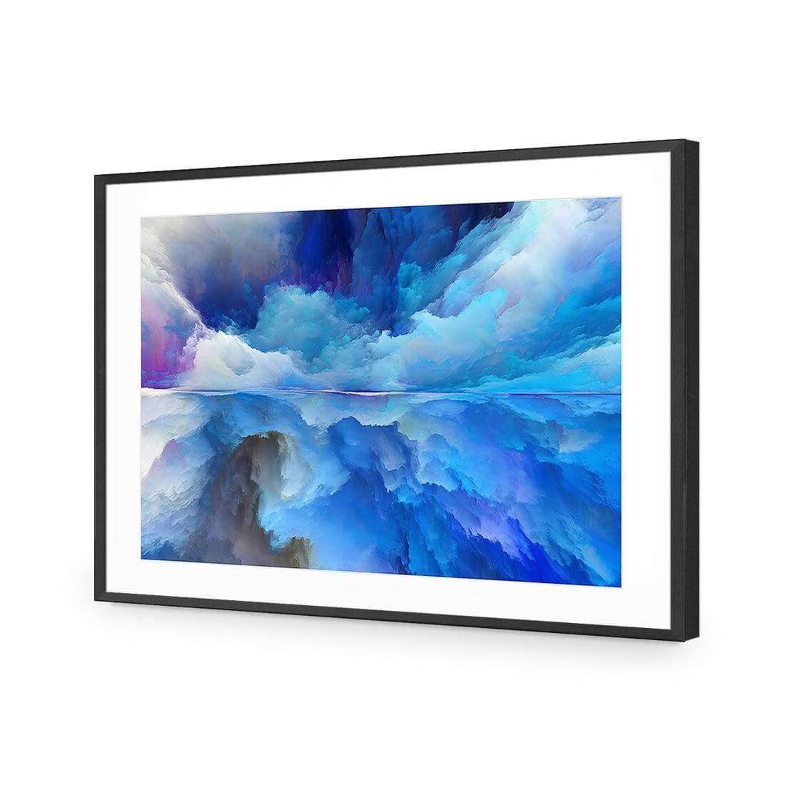 Merging Clouds - Wall Art Designs - AU_1178_AR_H WAD_AP - 030 - MAT_45x30_S - 2538 - BLK