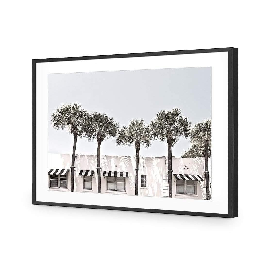 Miami Palms - Wall Art Designs - 3934_AR_H WAD_AP - 030 - MAT_45x30_S - 2538 - BLK