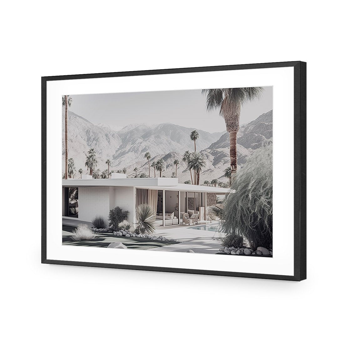 Mid Century Living - Wall Art Designs - WH_1179_AR_H CAF_AP - 030 - MAT_45x30_S - 2538 - BLK