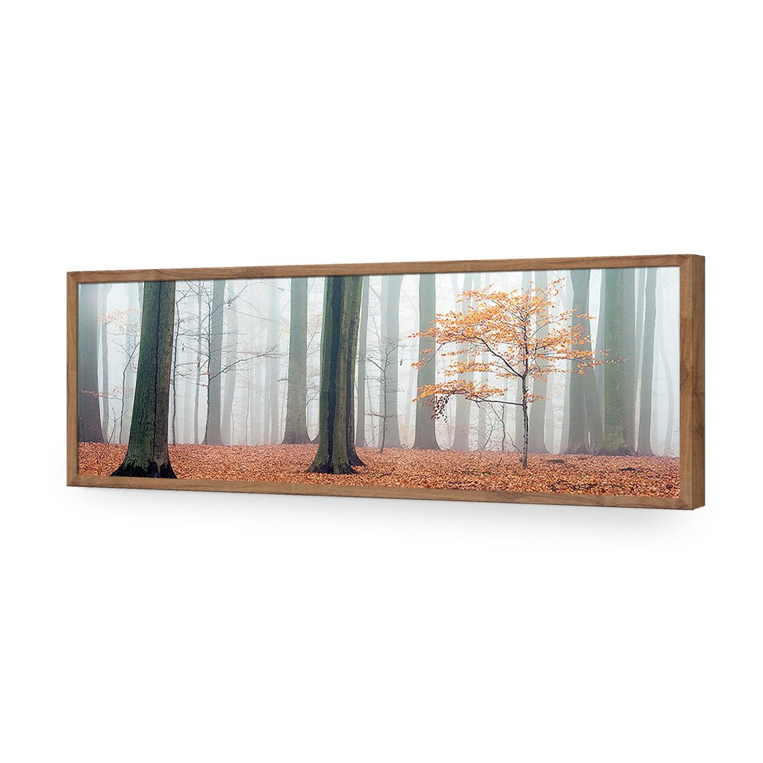 Misty Autumn Forest (Long) - Wall Art Designs - 1186_AL_H WAD_AP - 030 - EDG_90x30_S - 2538 - NAT