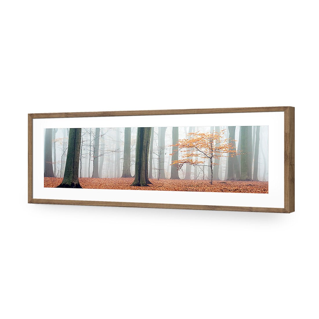 Misty Autumn Forest (Long) - Wall Art Designs - 1186_AL_H WAD_AP - 030 - MAT_90x30_S - 2538 - NAT