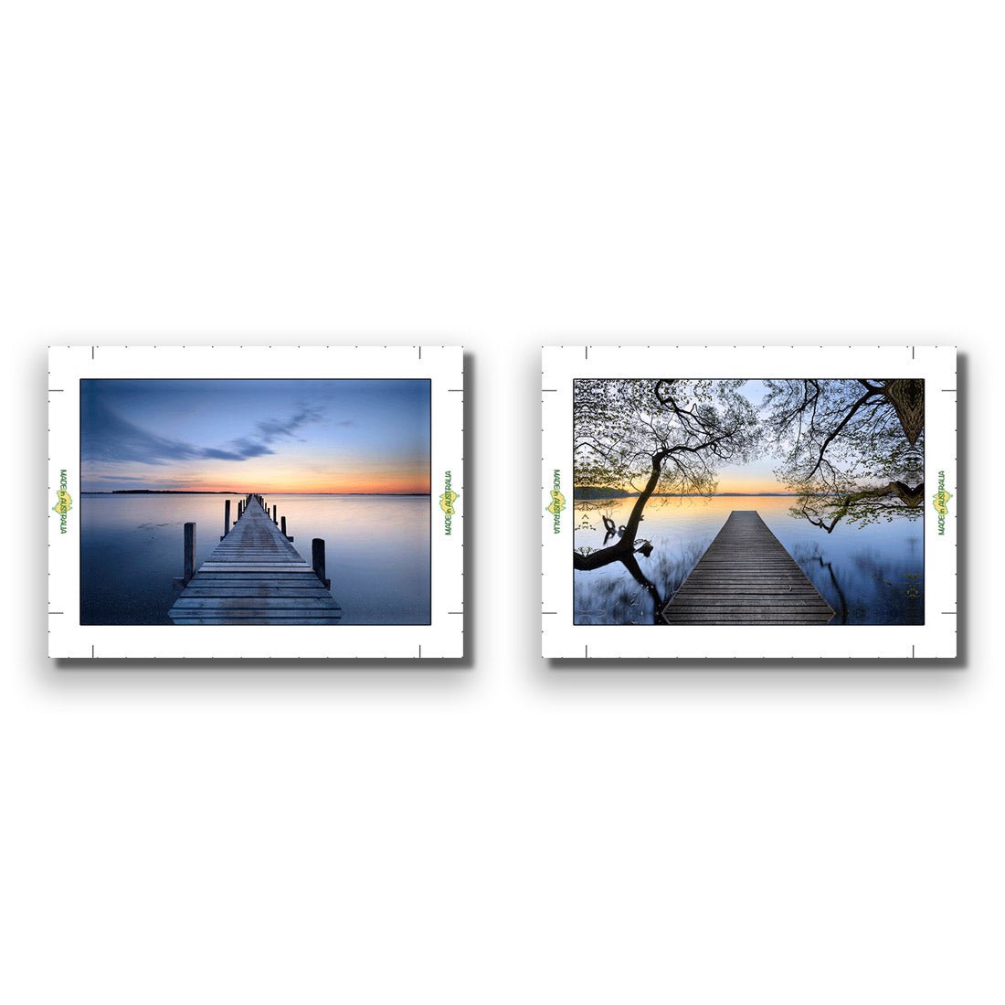 Misty Blue Jetty Escaped Perfect Pairs - Wall Art Designs - SET2_5003_AR_H WAD_CP - MPY - 260 - M - R_45x30_NONE