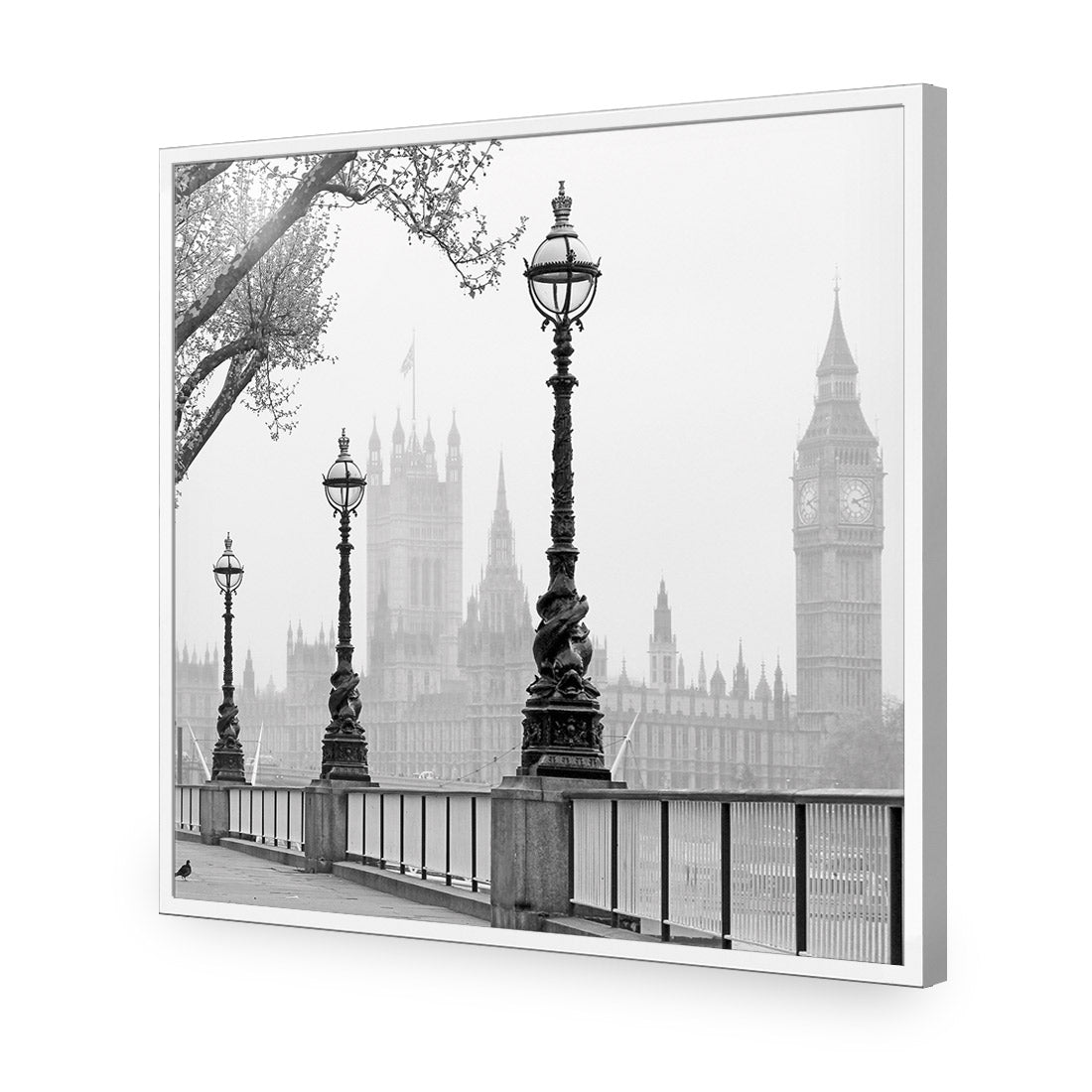 Misty London (square) - Wall Art Designs - 1252_AS_Q WAD_AP - 030 - EDG_37x37_S - 2538 - WHT