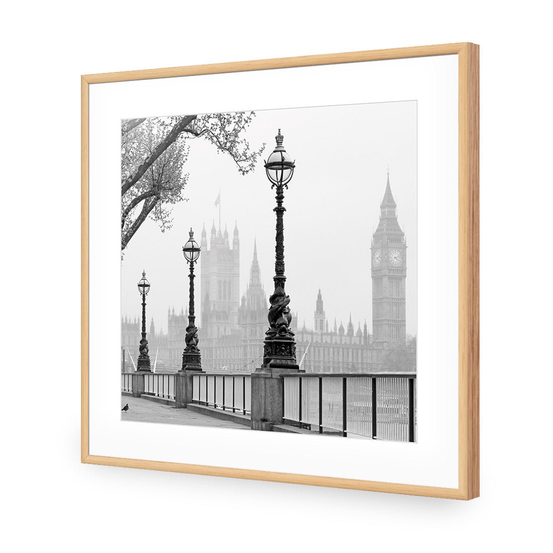 Misty London (square) - Wall Art Designs - 1252_AS_Q WAD_AP - 030 - MAT_37x37_S - 2538 - OAK