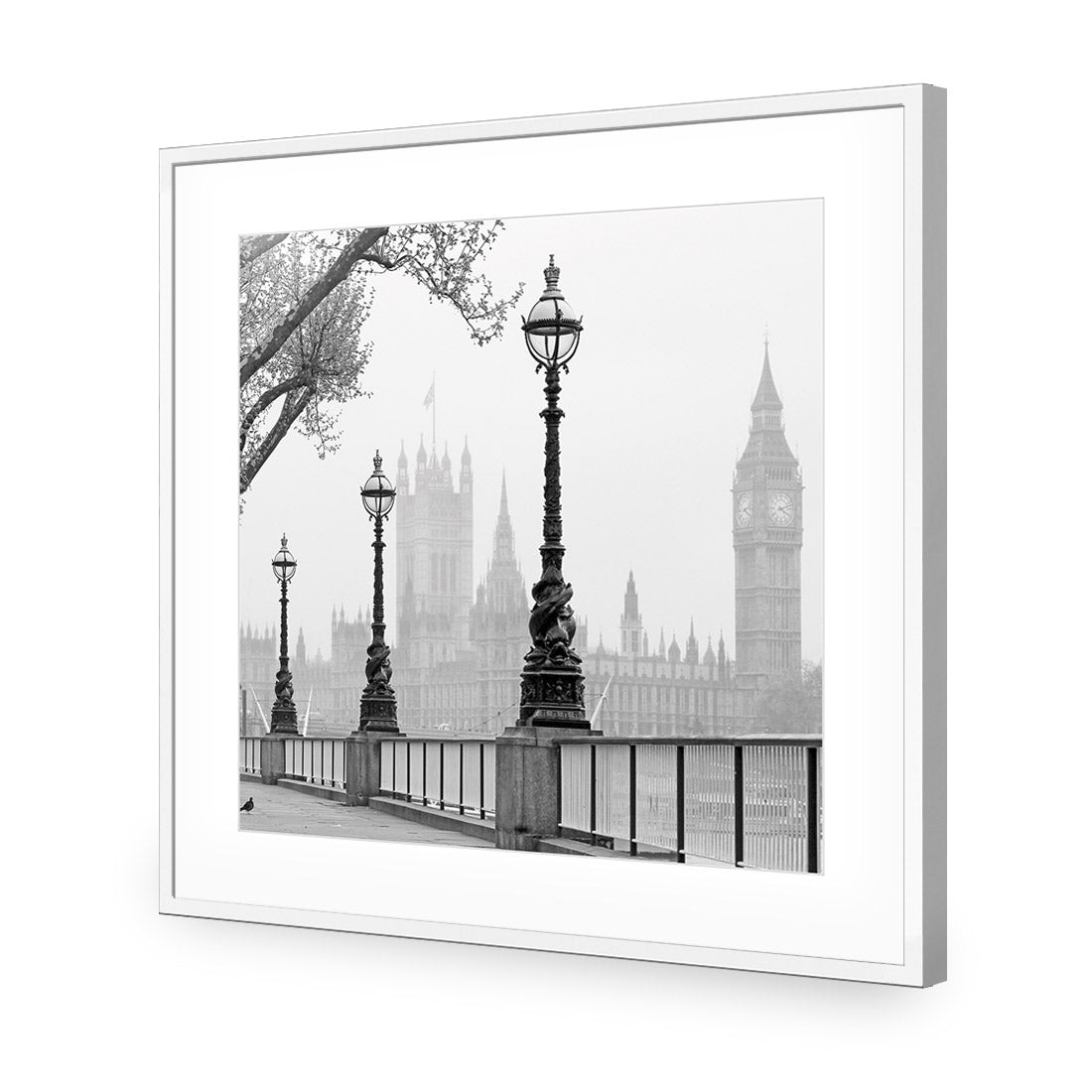 Misty London (square) - Wall Art Designs - 1252_AS_Q WAD_AP - 030 - MAT_37x37_S - 2538 - WHT