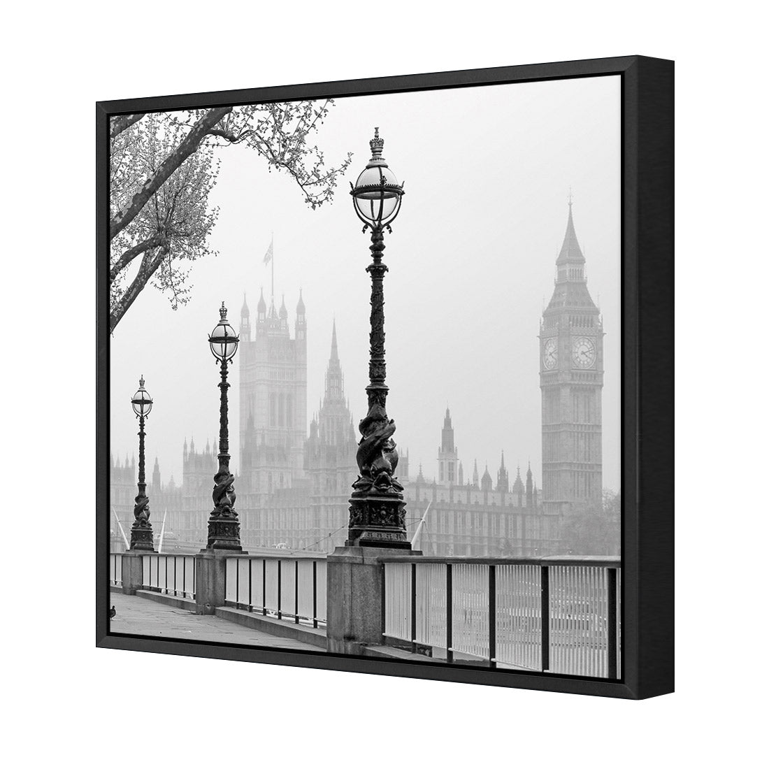 Misty London (square) - Wall Art Designs - 1252_AS_Q WAD_CP - MPY - 260 - M - S - S_37x37_S - 1550 - BLK