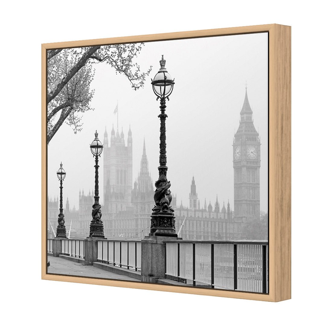 Misty London (square) - Wall Art Designs - 1252_AS_Q WAD_CP - MPY - 260 - M - S - S_37x37_S - 1550 - OAK