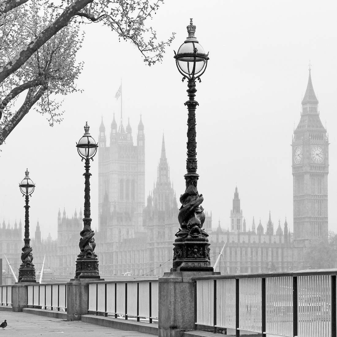 Misty London (square) - Wall Art Designs - 1252_AS_Q WAD_CP - MPY - 260 - M - S - S_37x37_NONE