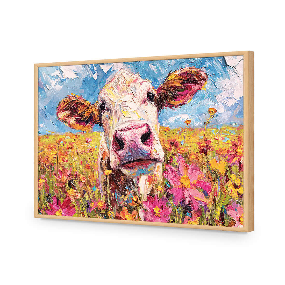 Molly the Cow - Wall Art Designs - WH_1328_AR_H WAD_AP - 030 - EDG_45x30_S - 2538 - OAK