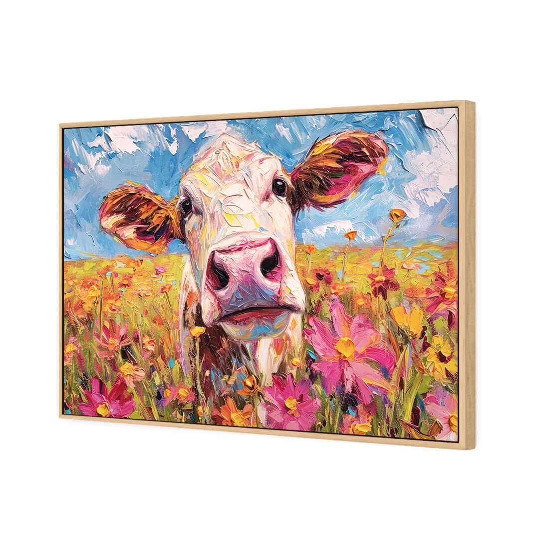 Molly the Cow - Wall Art Designs - WH_1328_AR_H WAD_CP - MPY - 260 - M - S - S_45x30_S - 1550 - OAK