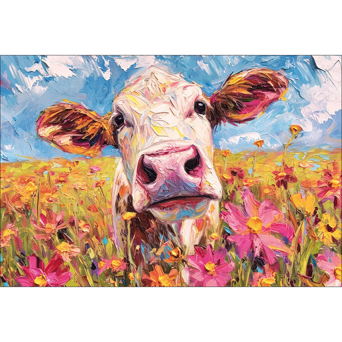 Molly the Cow - Wall Art Designs - WH_1328_AR_H WAD_CP - MPY - 260 - M - S - S_45x30_NONE