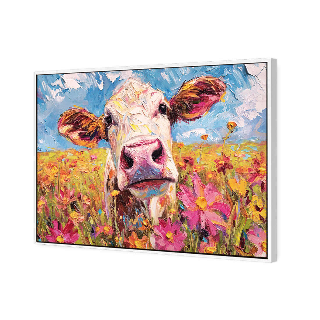 Molly the Cow - Wall Art Designs - WH_1328_AR_H WAD_CP - MPY - 260 - M - S - S_45x30_S - 1550 - WHT