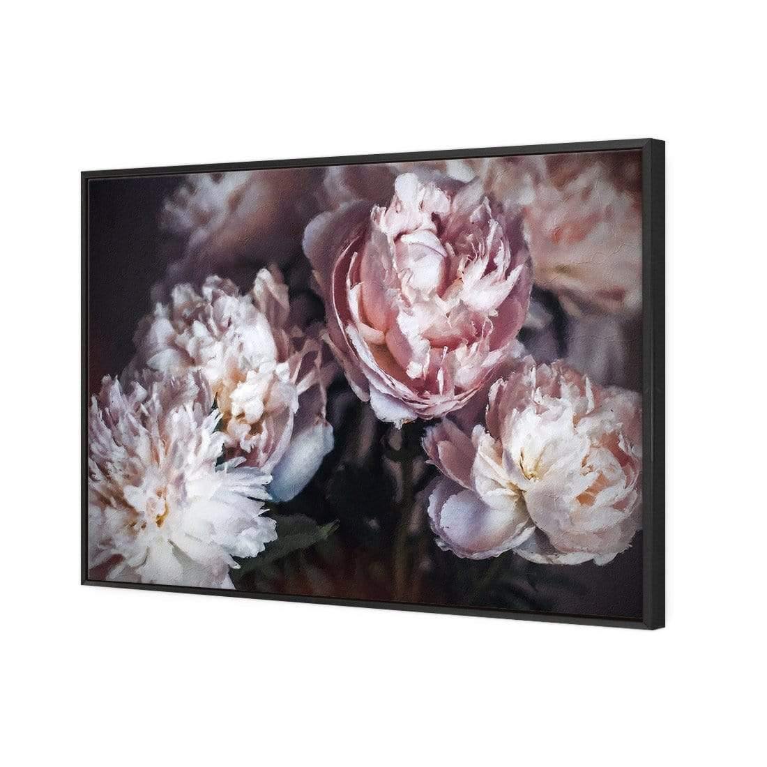 Moody Peonies - Wall Art Designs - AU_1206_AR_H WAD_CP - MPY - 260 - M - S - S_45x30_S - 1550 - BLK