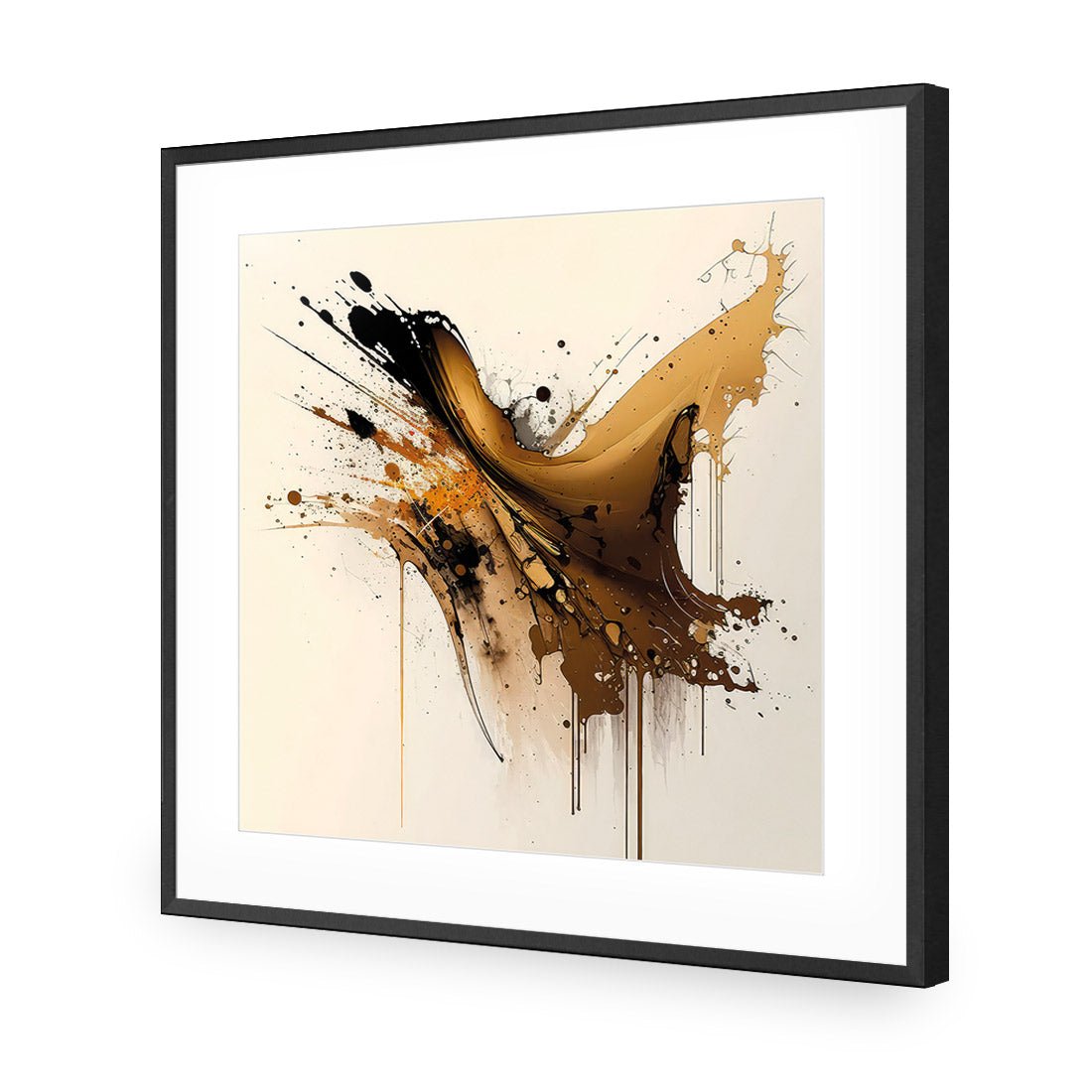 Morning Coffee - Wall Art Designs - WB_100623_AS_Q CAF_AP - 030 - MAT_37x37_S - 2538 - BLK