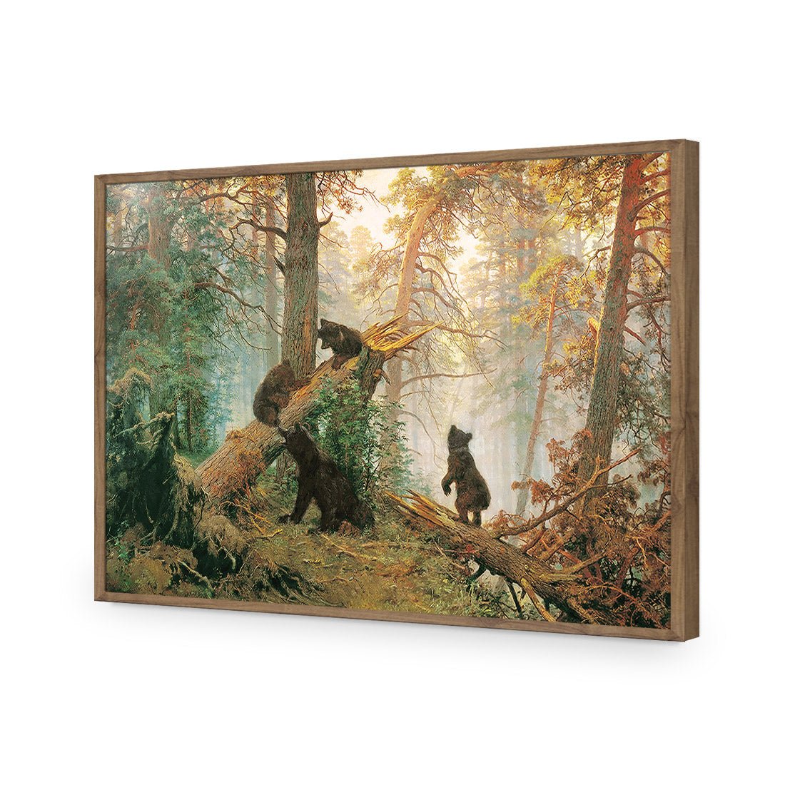 Morning In A Pine Forest - Ivan Shishkin Acrylic Print Art - Wall Art Designs - 1334_AR_H WAD_AP - 030 - EDG_45x30_S - 2538 - NAT