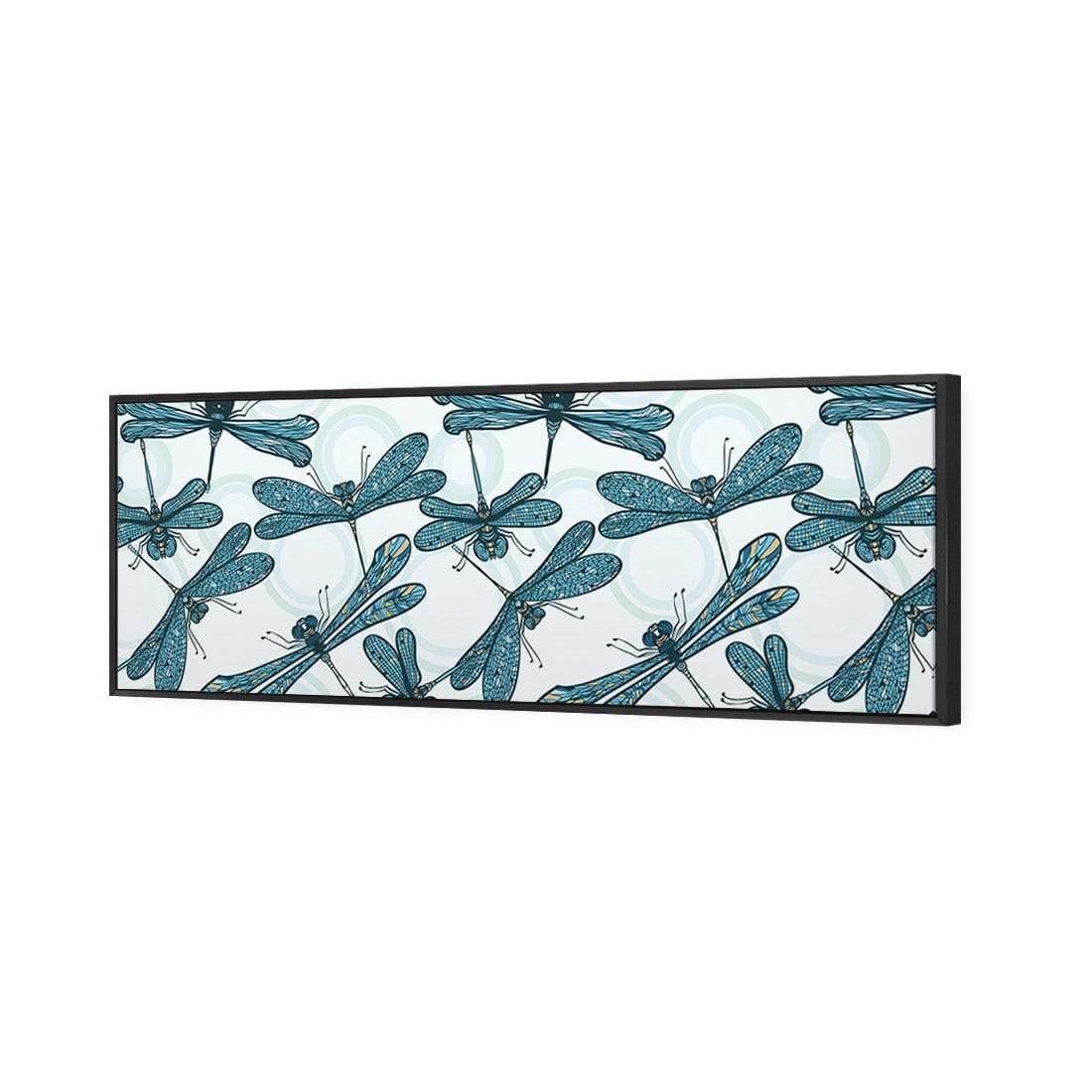 Mosaic Dragonflies (long) - Wall Art Designs - 1495_AL_H WAD_CP - MPY - 260 - M - S - S_60x20_S - 1550 - BLK