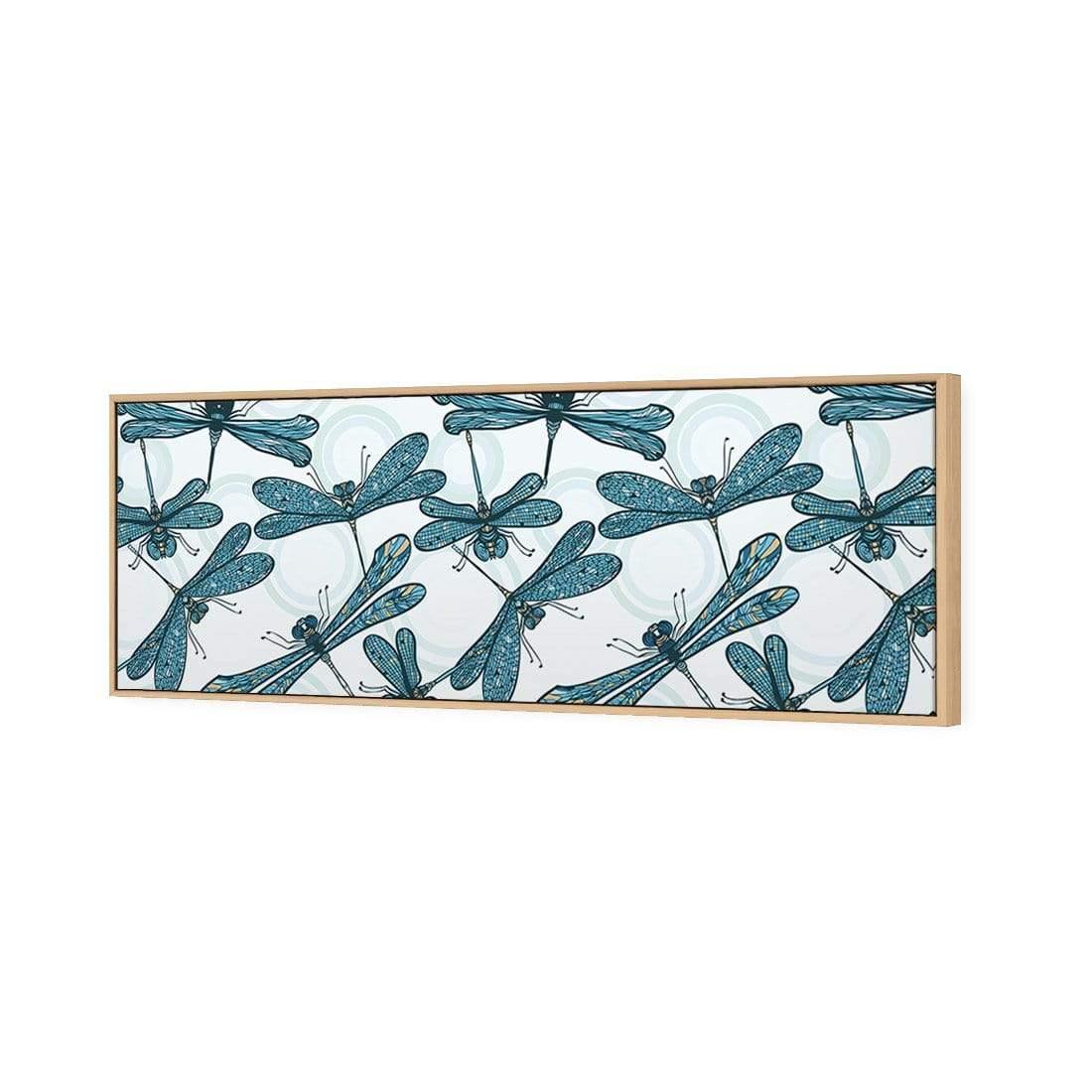 Mosaic Dragonflies (long) - Wall Art Designs - 1495_AL_H WAD_CP - MPY - 260 - M - S - S_60x20_S - 1550 - OAK