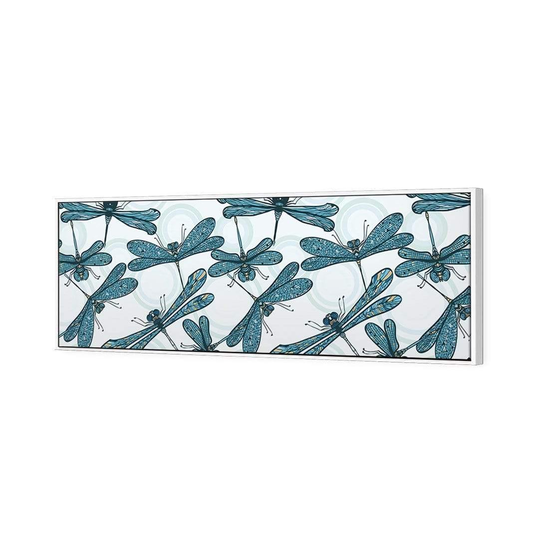 Mosaic Dragonflies (long) - Wall Art Designs - 1495_AL_H WAD_CP - MPY - 260 - M - S - S_60x20_S - 1550 - WHT