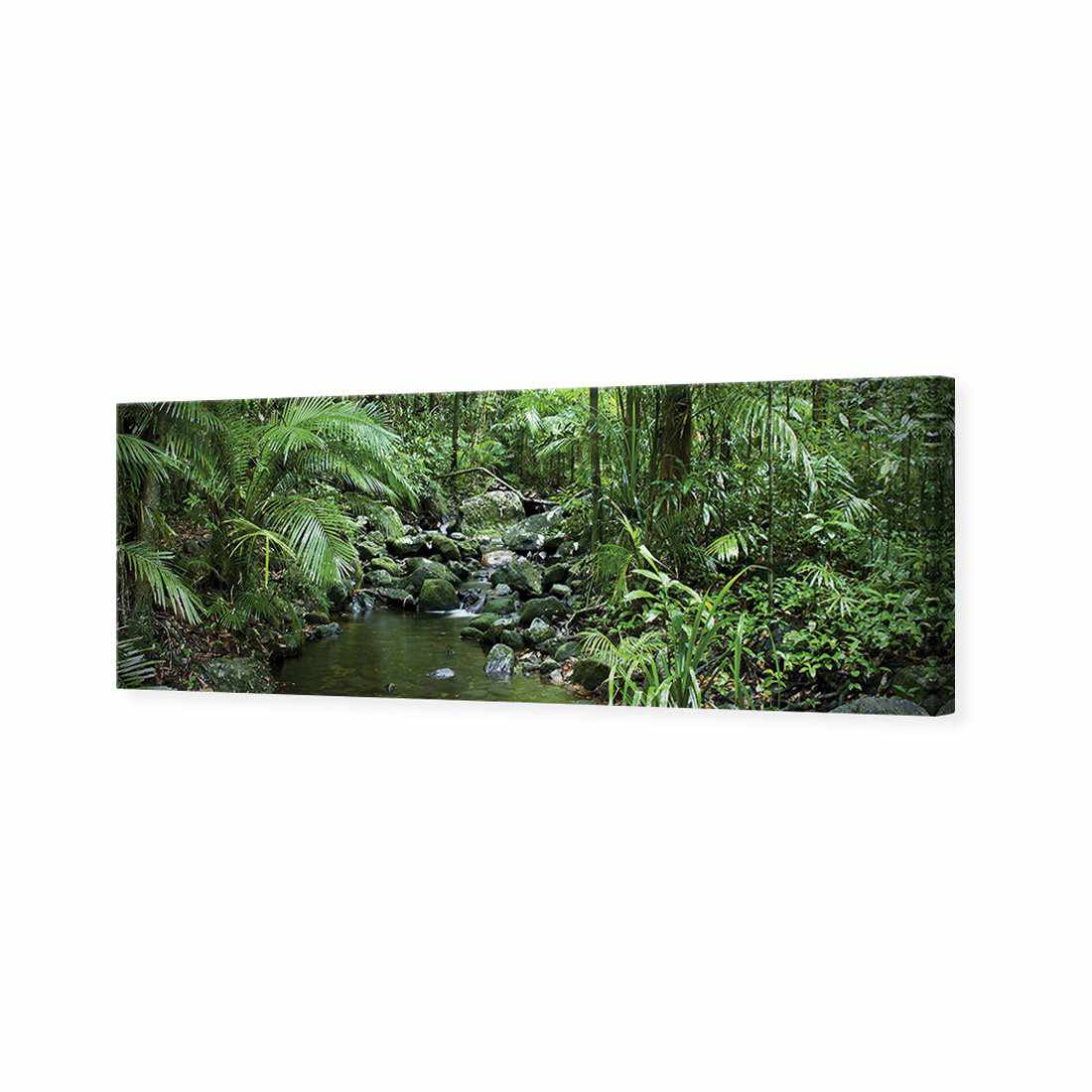 Mossman River In Daintree Rainforest, Long Canvas Art - Wall Art Designs - 2610_AL_H WAD_CP - MPY - 260 - M - S - S_60x20_NONE