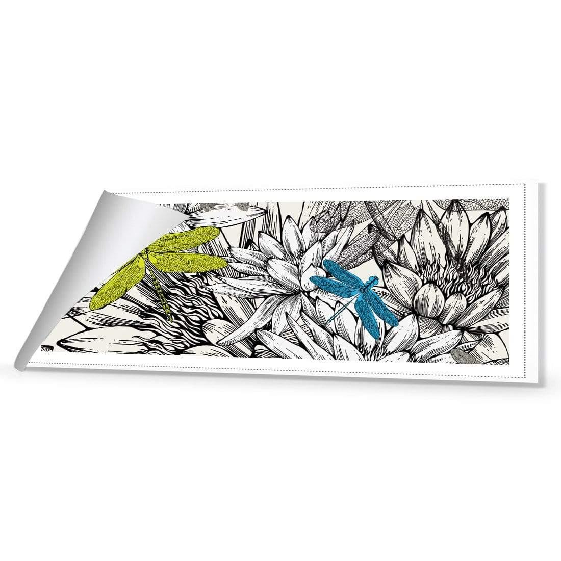 Multicoloured Dragonflies (long) - Wall Art Designs - 560_AL_H WAD_CP - MPY - 260 - M - R_60x20_NONE