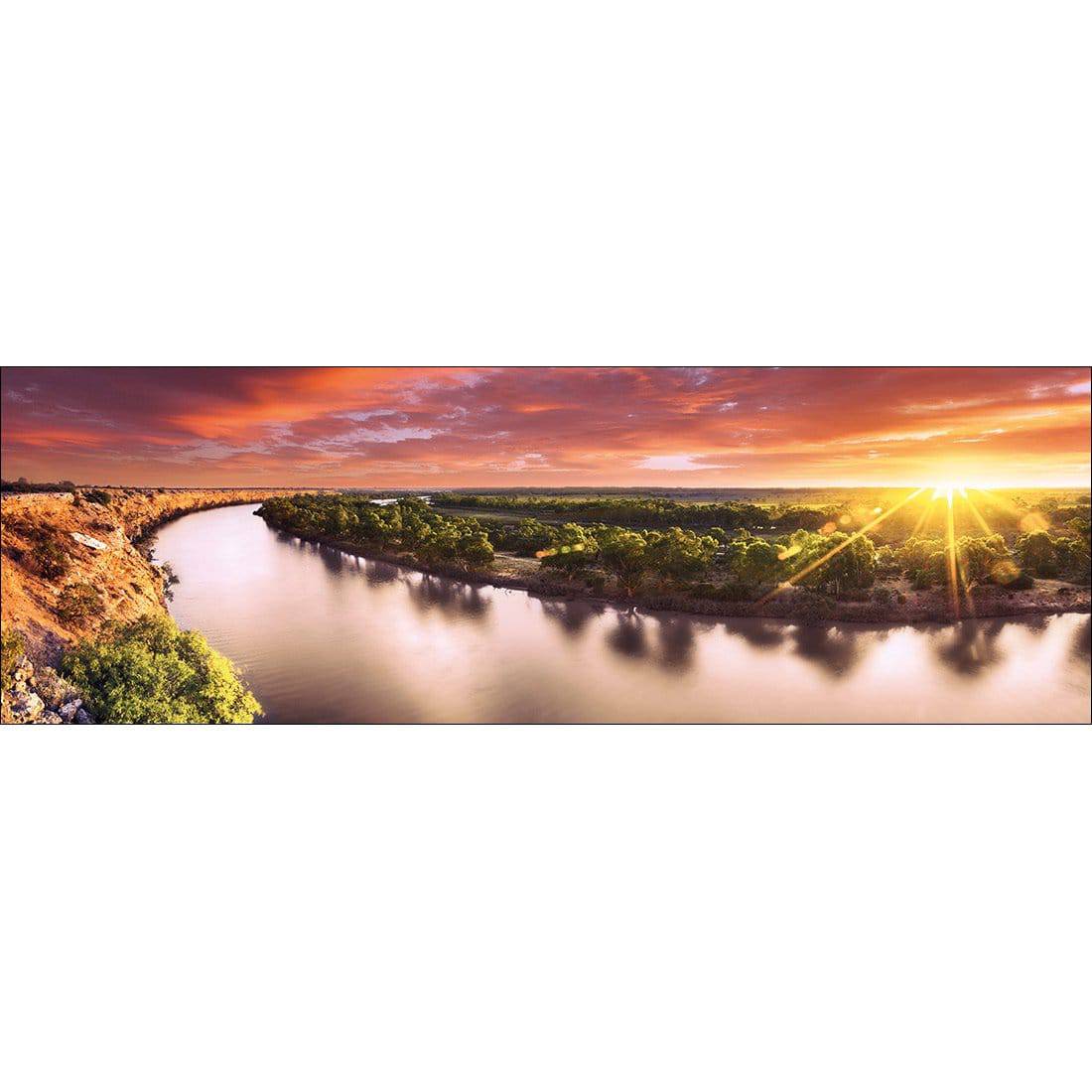 Murray River Sunrise Canvas Art - Wall Art Designs - 2918_AL_H WAD_CP - MPY - 260 - M - S - S_60x20_NONE