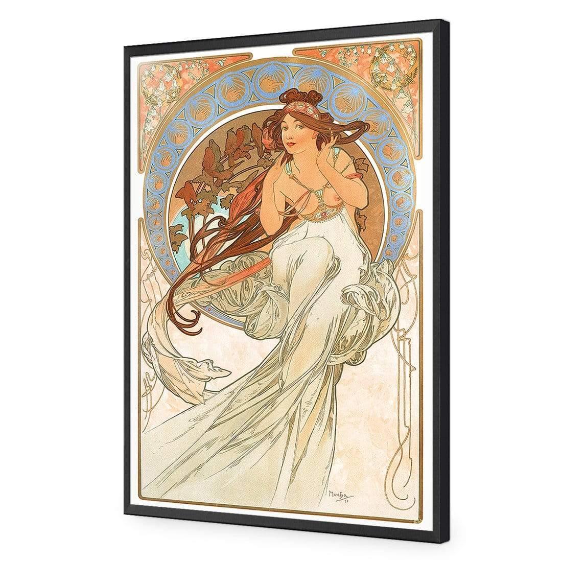 Music By Alphonse Mucha - Wall Art Designs - 1797_AR_V WAD_AP - 030 - EDG_45x30_S - 2538 - BLK