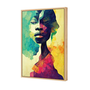 Mystic | Classic Canvas | Floating Frame | Oak