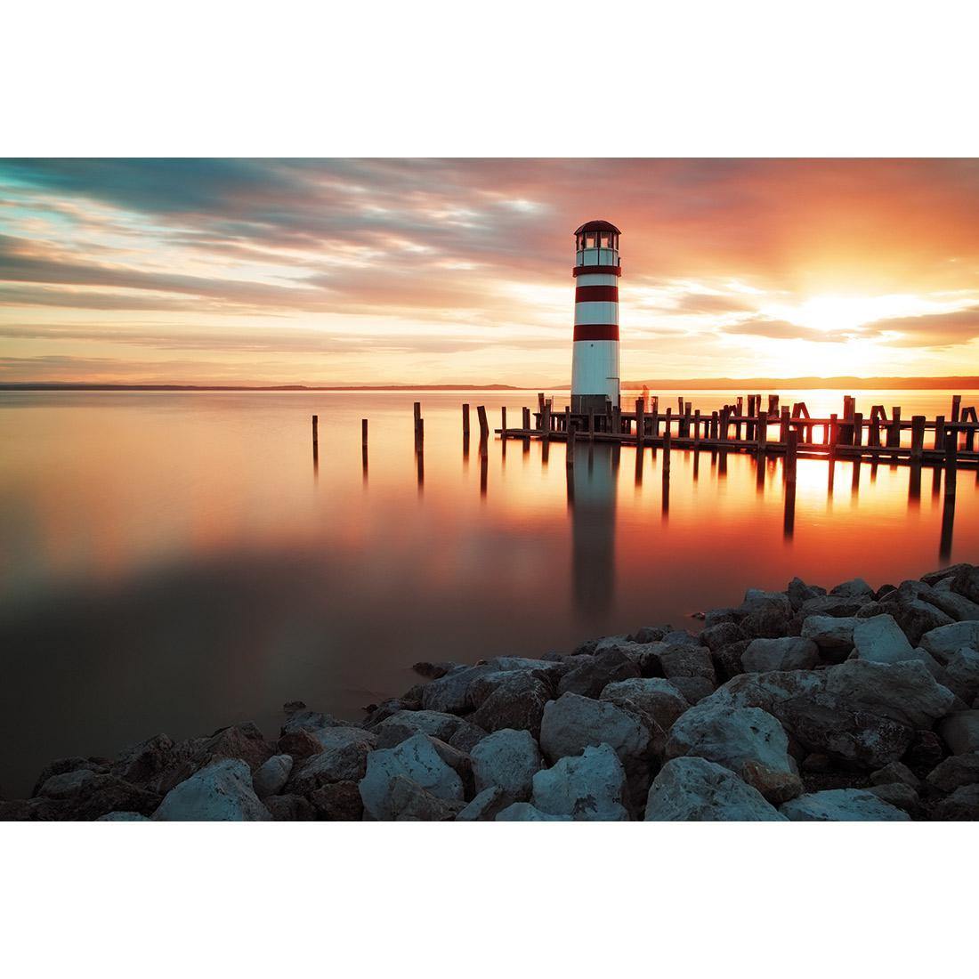 Navigating at Sunset (Landscape) - Wall Art Designs - 3139_AR_H WAD_CP - MPY - 260 - M - S - S_45x30_NONE