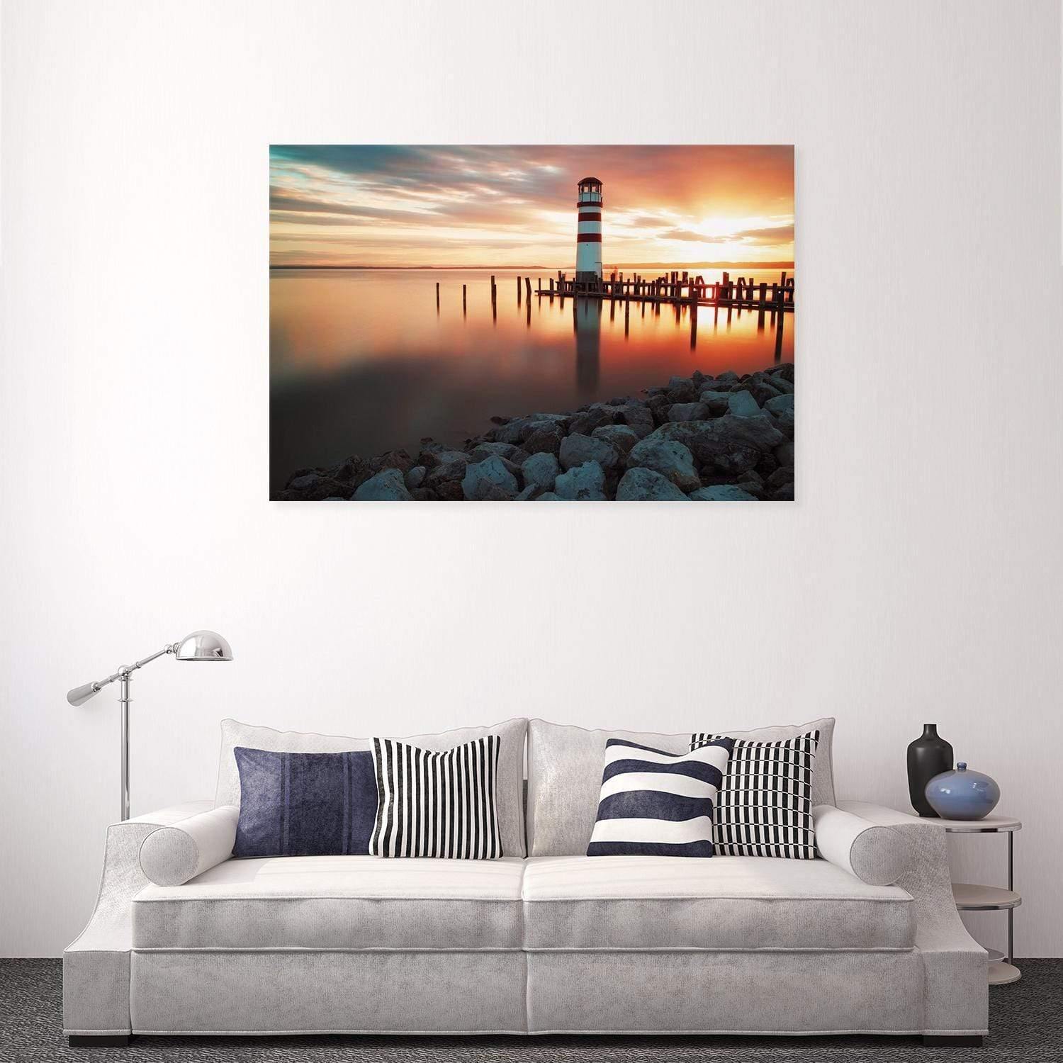 Navigating at Sunset (Landscape) - Wall Art Designs - 3139_AR_H WAD_CP - MPY - 260 - M - S - S_45x30_NONE