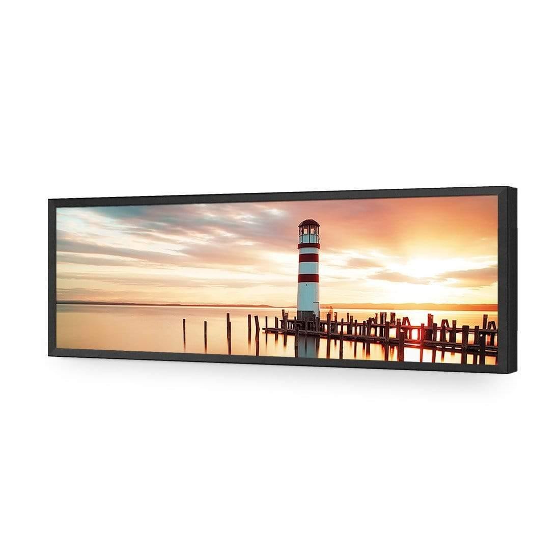 Navigating at Sunset (Long) - Wall Art Designs - 3139_AL_H WAD_AP - 030 - EDG_90x30_S - 2538 - BLK