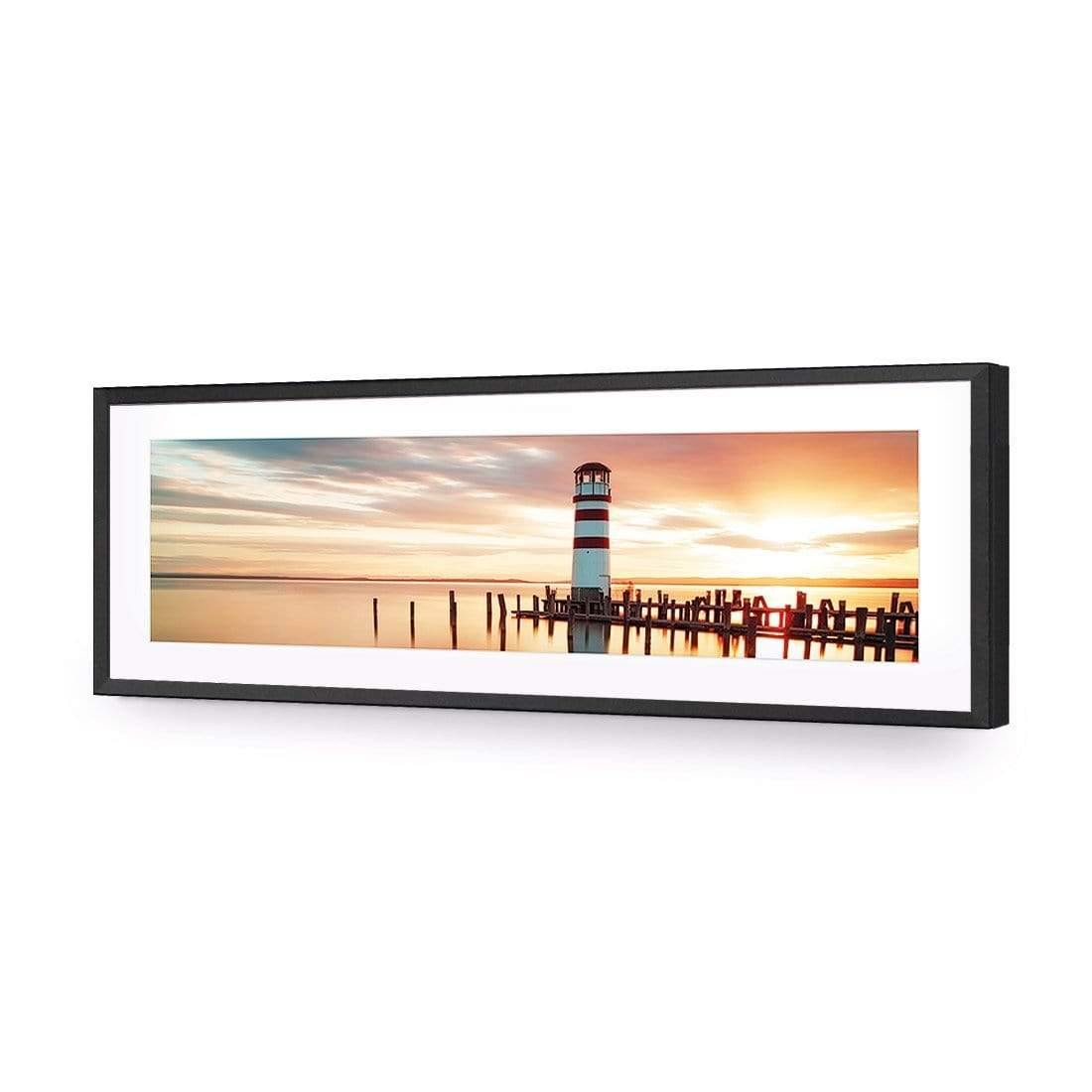 Navigating at Sunset (Long) - Wall Art Designs - 3139_AL_H WAD_AP - 030 - MAT_90x30_S - 2538 - BLK