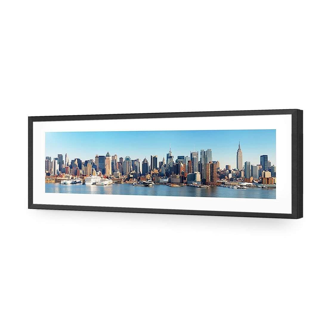 New York City, Panoramic - Wall Art Designs - 926_AL_H WAD_AP - 030 - MAT_90x30_S - 2538 - BLK