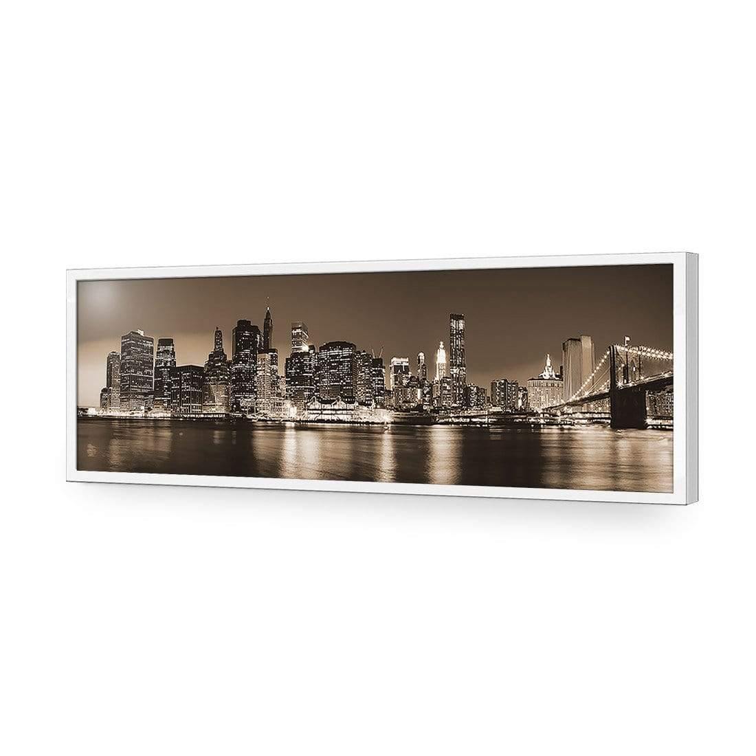 New York Riverside, Sepia (Long) - Wall Art Designs - 2585_CL_H WAD_AP - 030 - EDG_90x30_S - 2538 - WHT